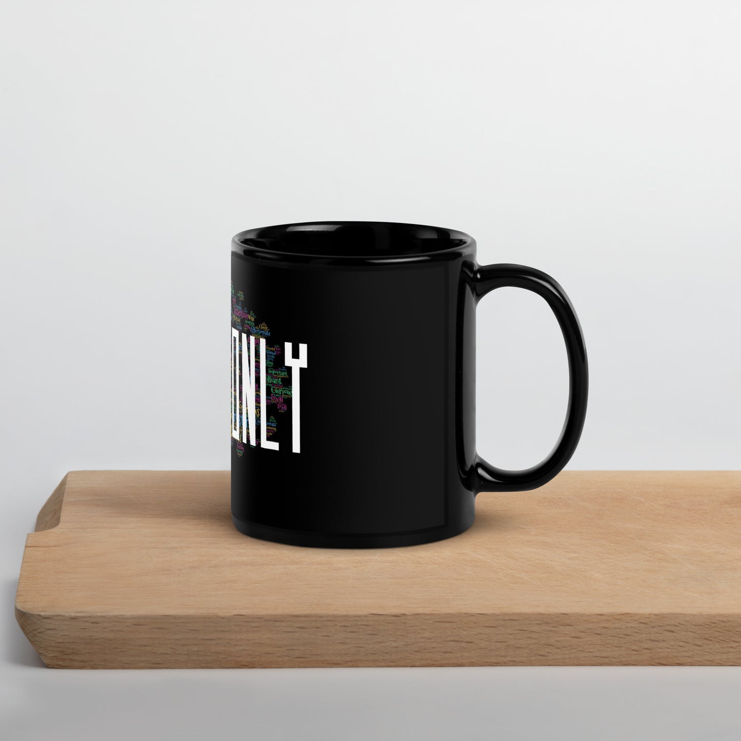 Black Glossy Mug