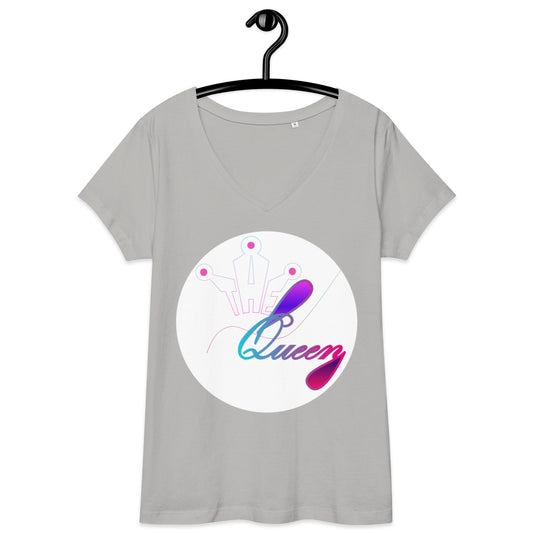 Women’s fitted v-neck t-shirt